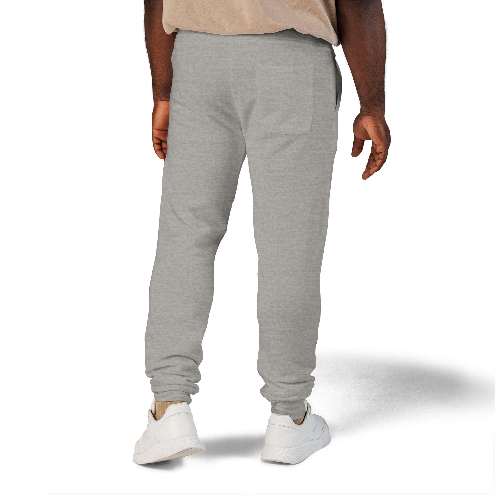Embroidered 'Built Through Pain' Fleece Sweatpants — Cozy Casual Joggers
