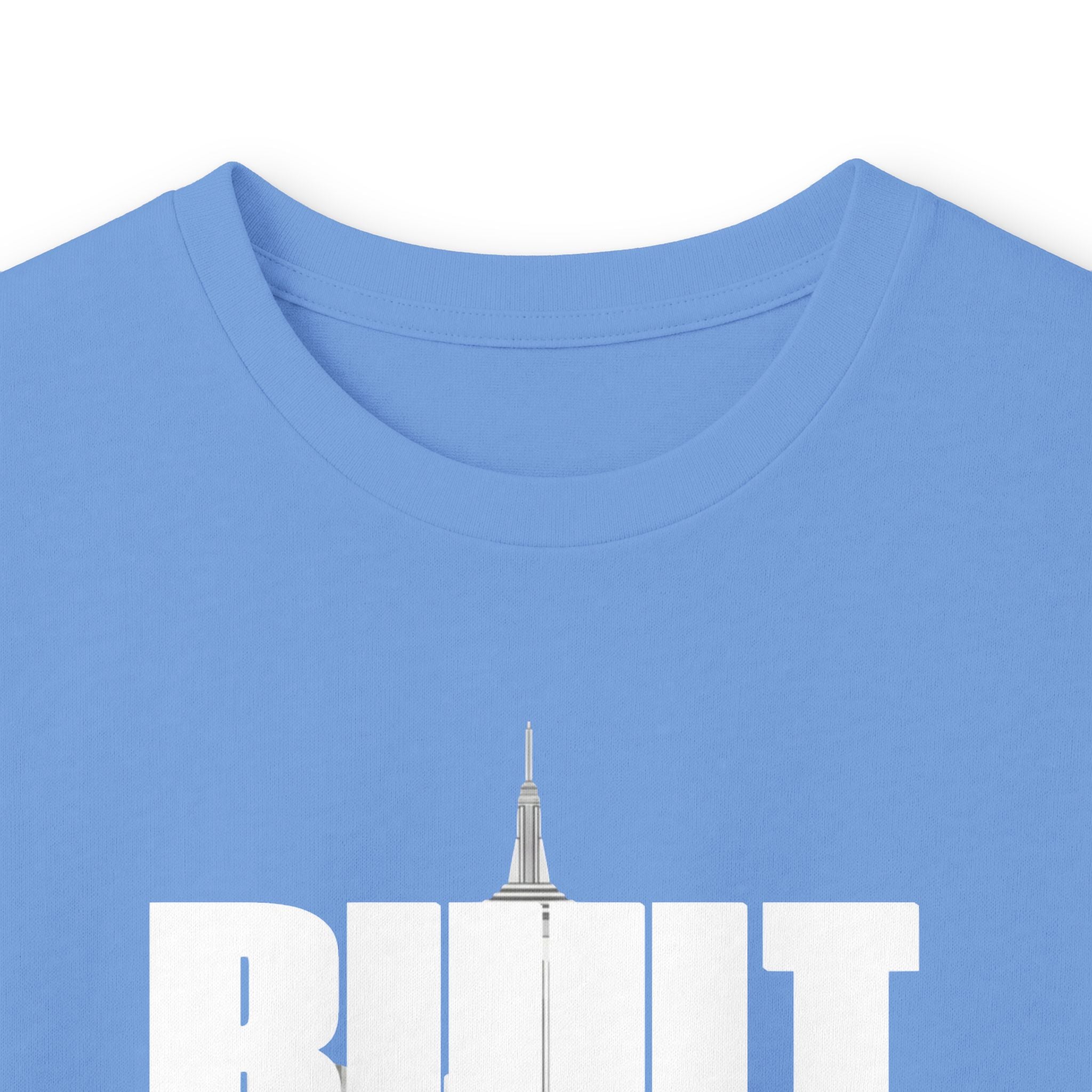 Long Sleeve Tee — Built Through Pain City Skyline Graphic