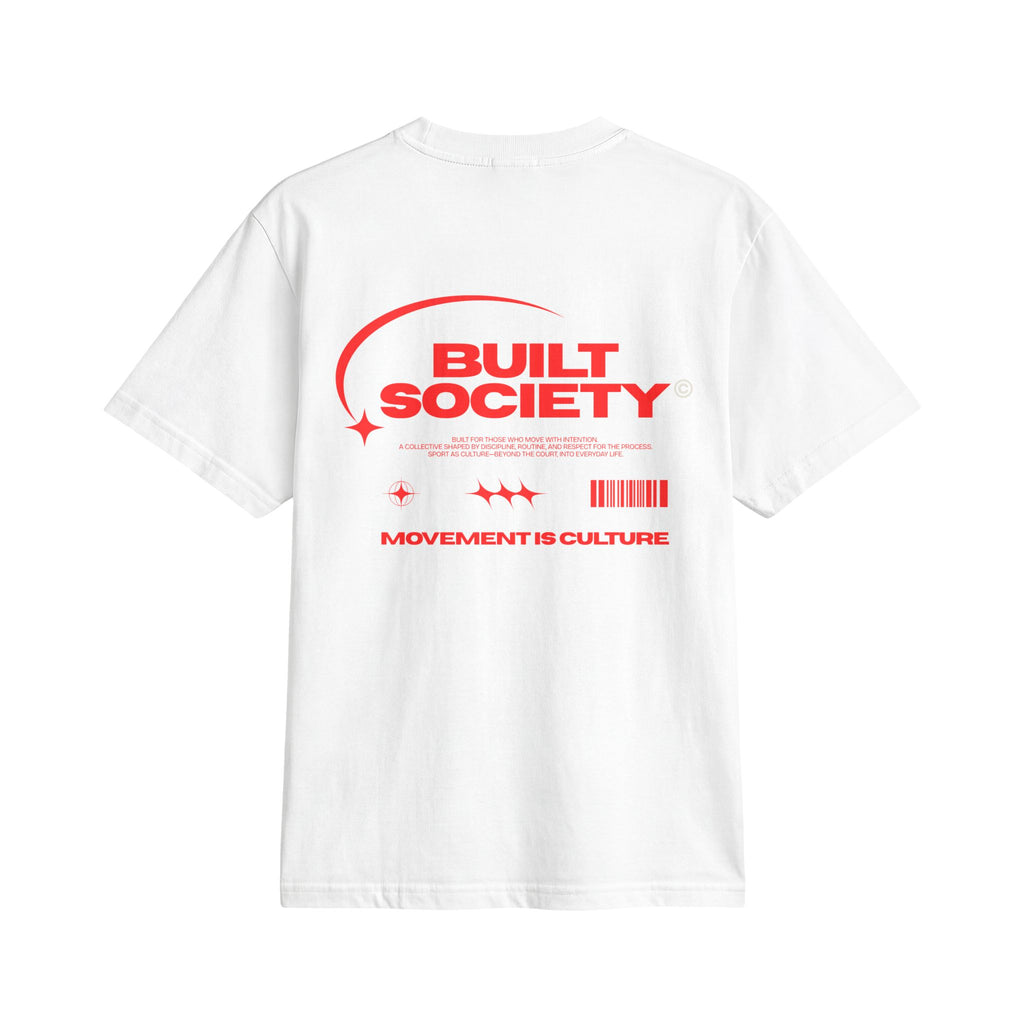 Built Society Graphic T-Shirt — 'Built Society: Movement Is Culture' Streetwear Tee