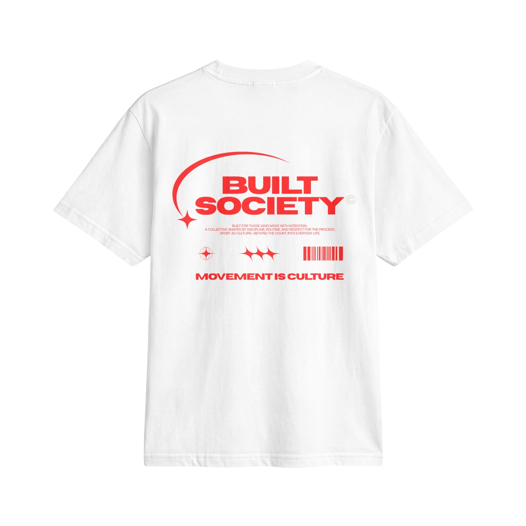 Built Society Graphic T-Shirt — 'Built Society: Movement Is Culture' Streetwear Tee