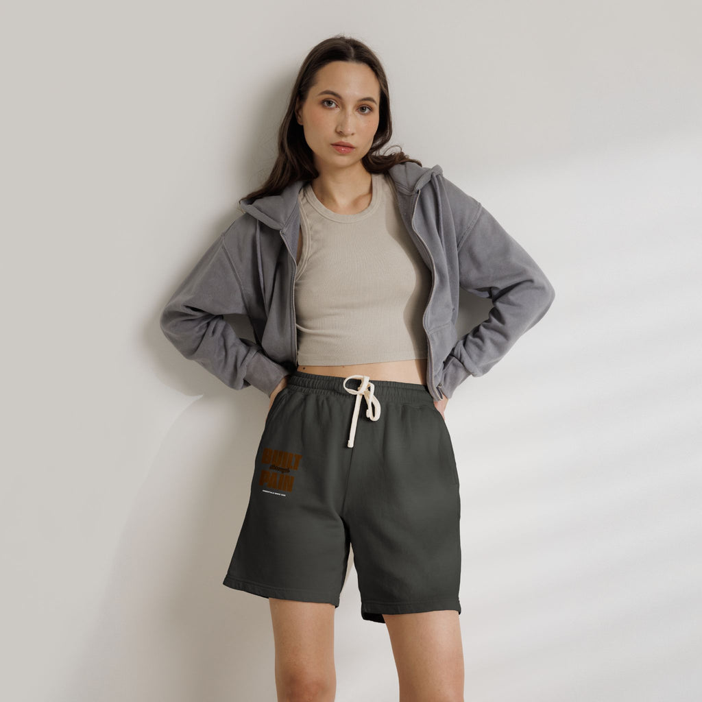 Built Pain Fleece Sweat Shorts — Garment-Dyed Lightweight Lounge Shorts