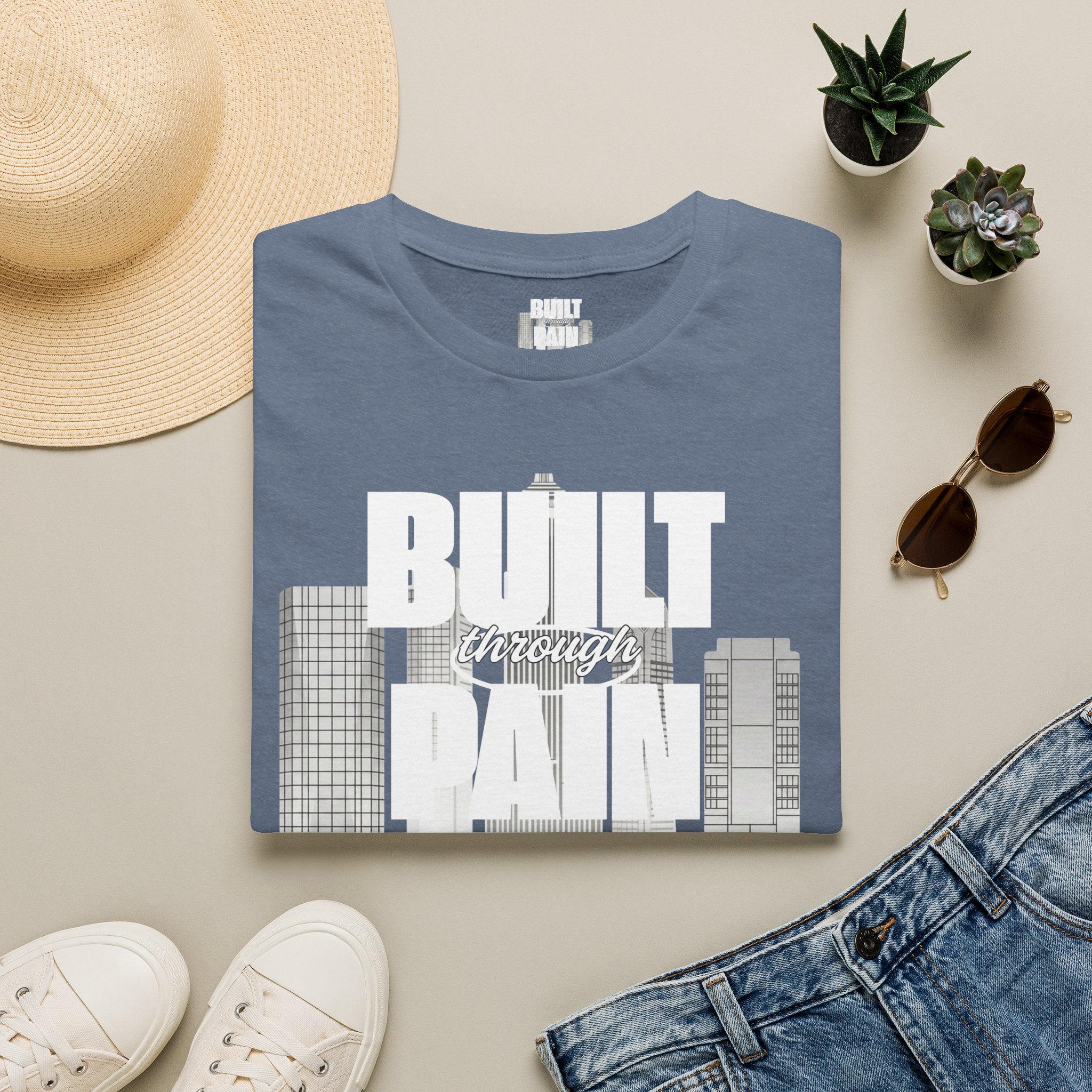City Skyline T-Shirt — 'Streets' Retro Urban Graphic Tee
