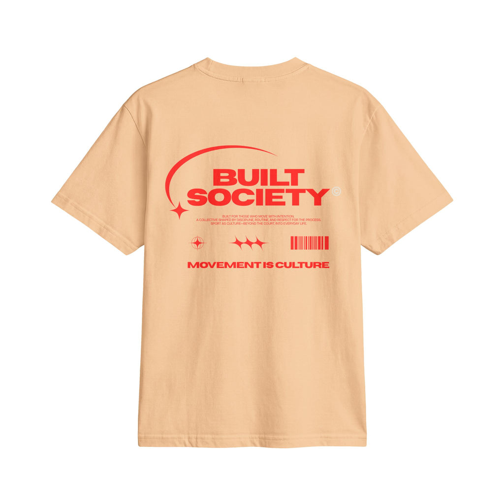 Built Society Graphic T-Shirt — 'Built Society: Movement Is Culture' Streetwear Tee