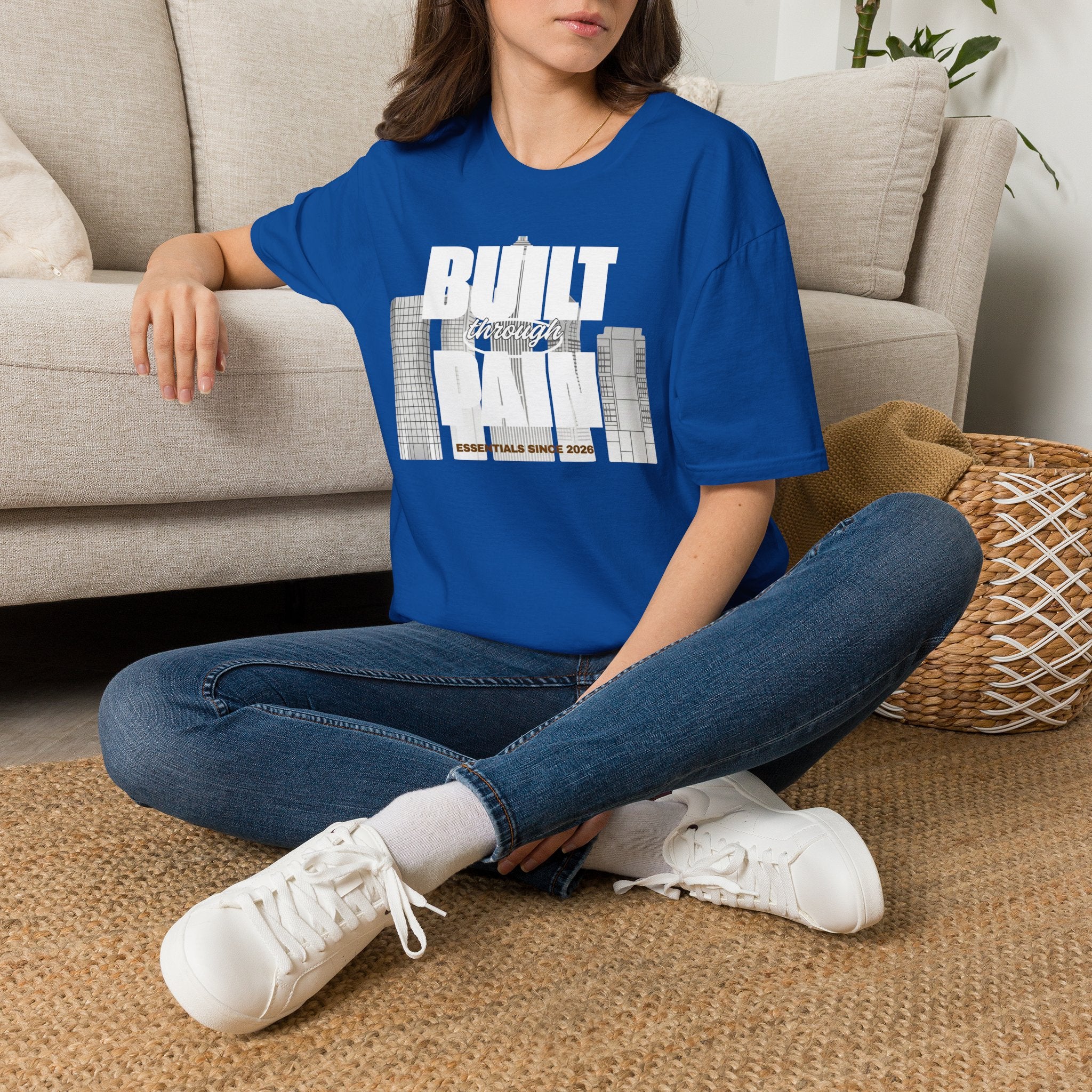 City Skyline T-Shirt — 'Streets' Retro Urban Graphic Tee