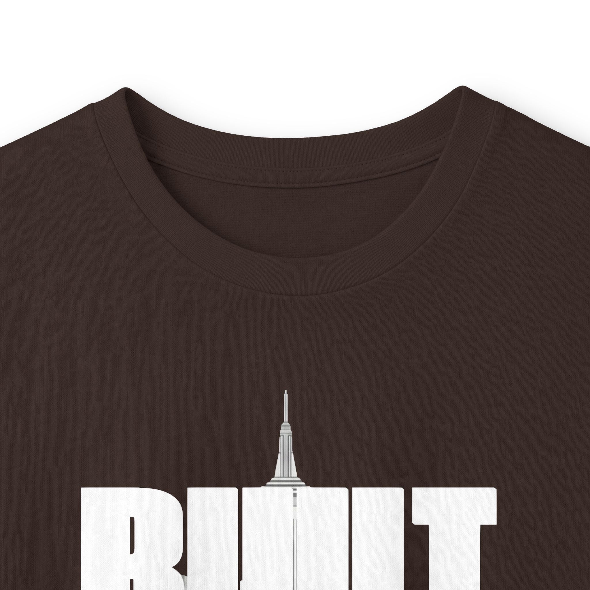 Long Sleeve Tee — Built Through Pain City Skyline Graphic