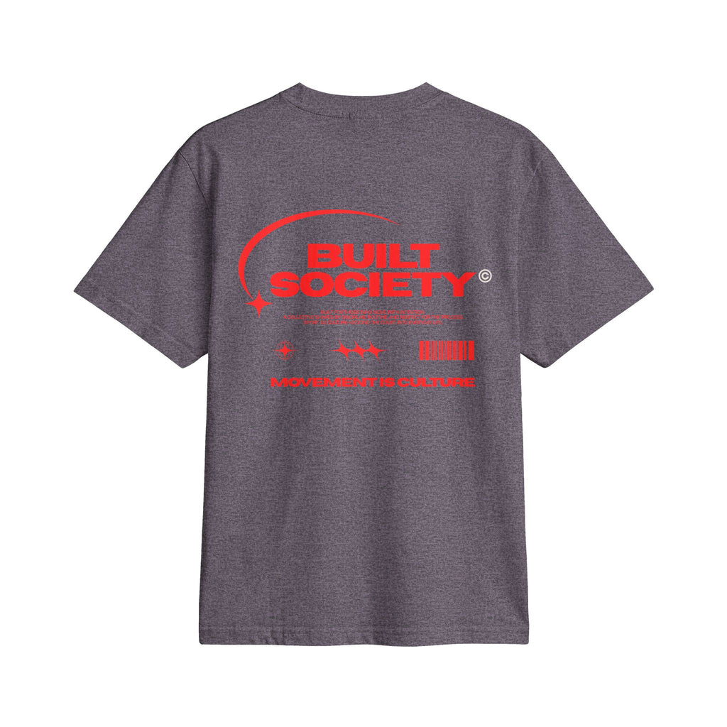 Built Society Graphic T-Shirt — 'Built Society: Movement Is Culture' Streetwear Tee