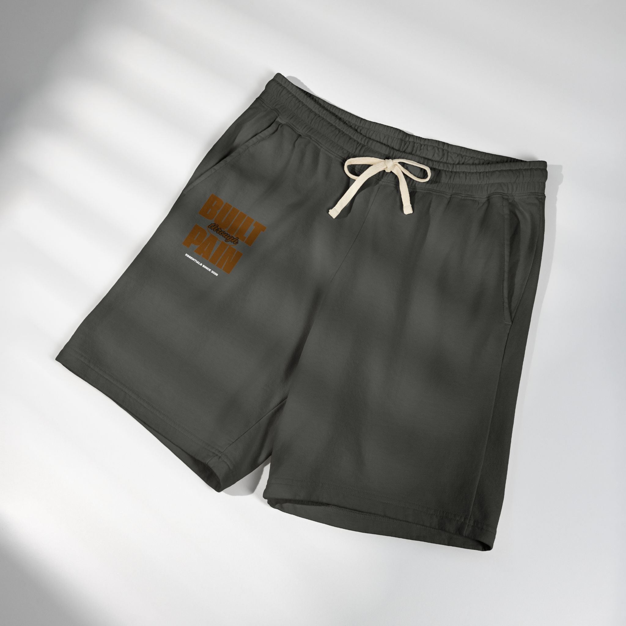 Built Pain Fleece Sweat Shorts — Garment-Dyed Lightweight Lounge Shorts