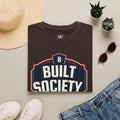 Built Society T-Shirt — Vintage Emblem Graphic Tee
