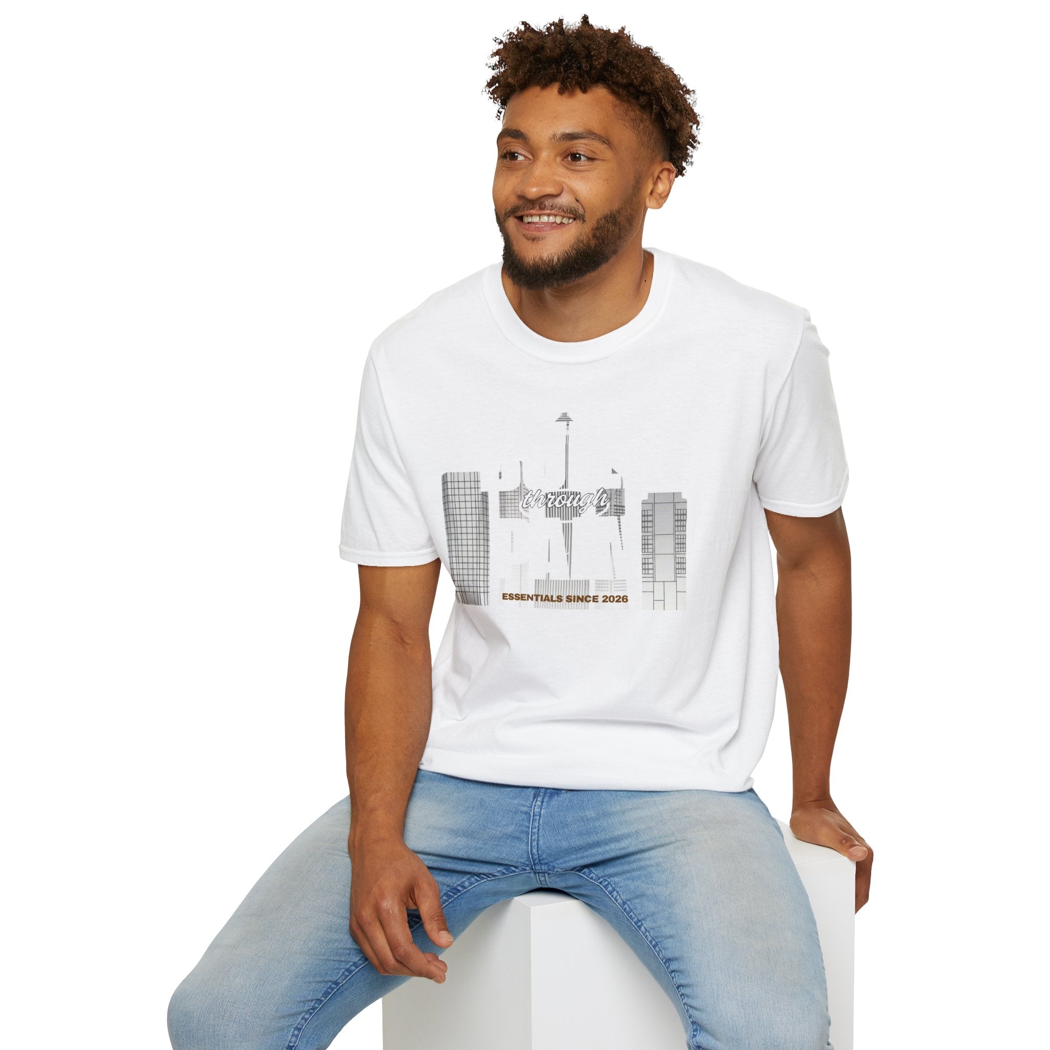 City Skyline T-Shirt — 'Streets' Retro Urban Graphic Tee
