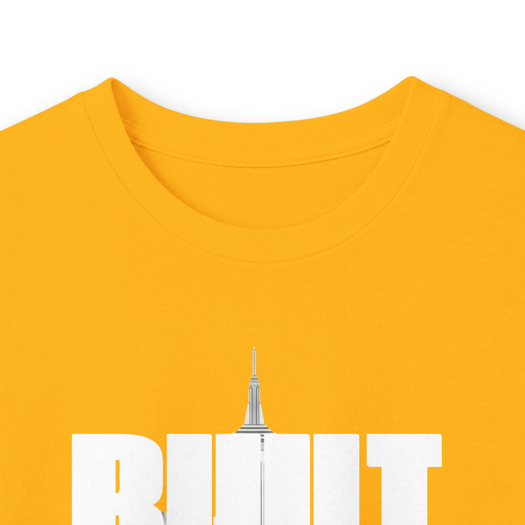 Long Sleeve Tee — Built Through Pain City Skyline Graphic
