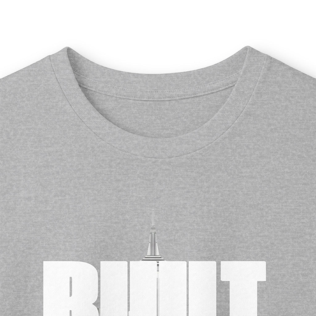 Long Sleeve Tee — Built Through Pain City Skyline Graphic