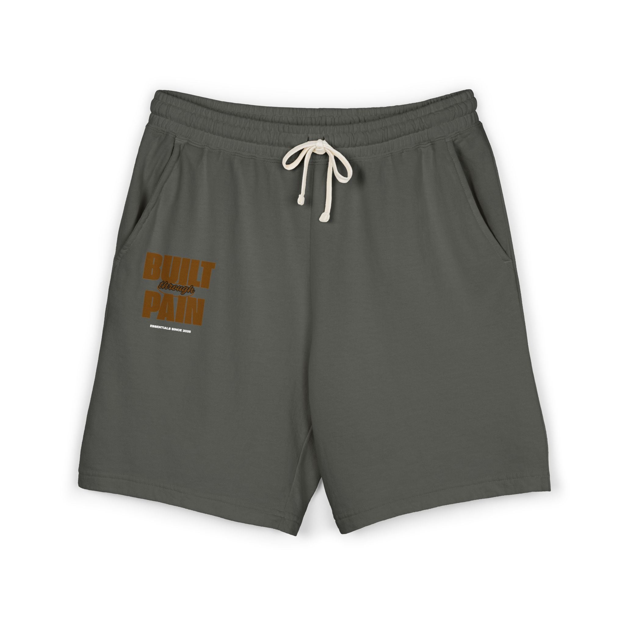 Built Pain Fleece Sweat Shorts — Garment-Dyed Lightweight Lounge Shorts