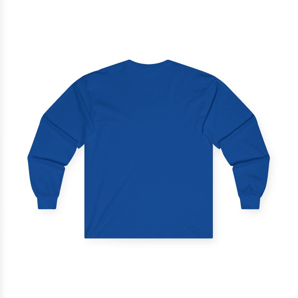 Long Sleeve Tee — Built Through Pain City Skyline Graphic