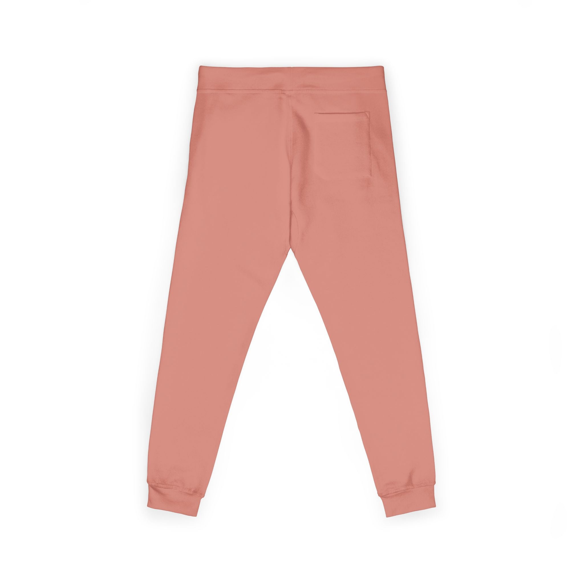 Embroidered Cozy Sweatpants — Minimal Logo Fleece Joggers