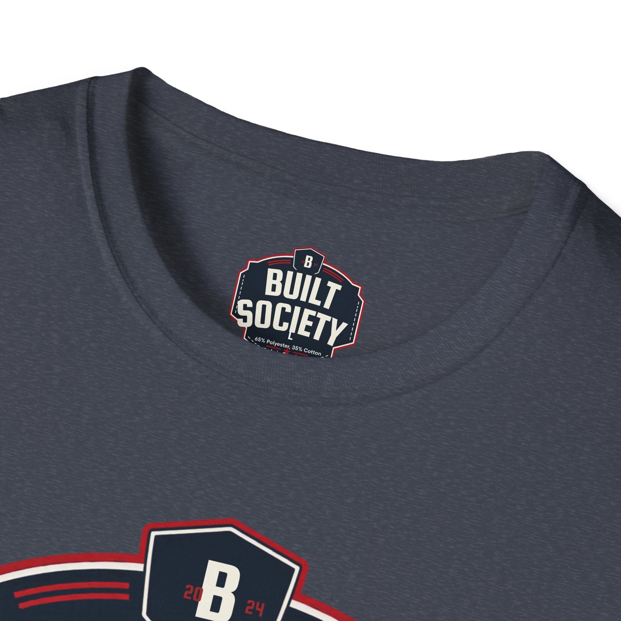 Built Society T-Shirt — Vintage Emblem Graphic Tee