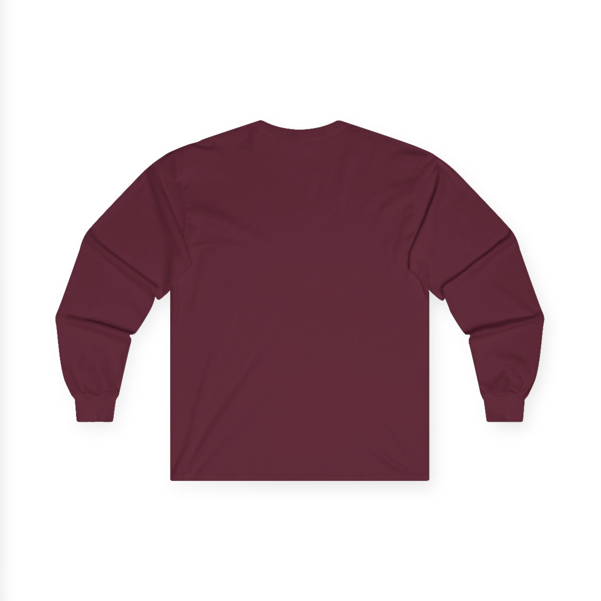 Long Sleeve Tee — Built Through Pain City Skyline Graphic
