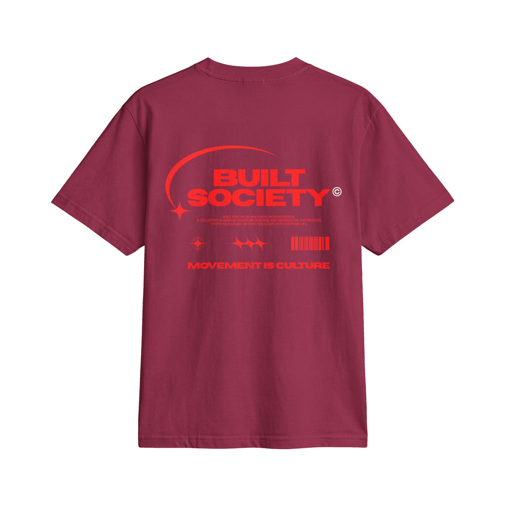 Built Society Graphic T-Shirt — 'Built Society: Movement Is Culture' Streetwear Tee