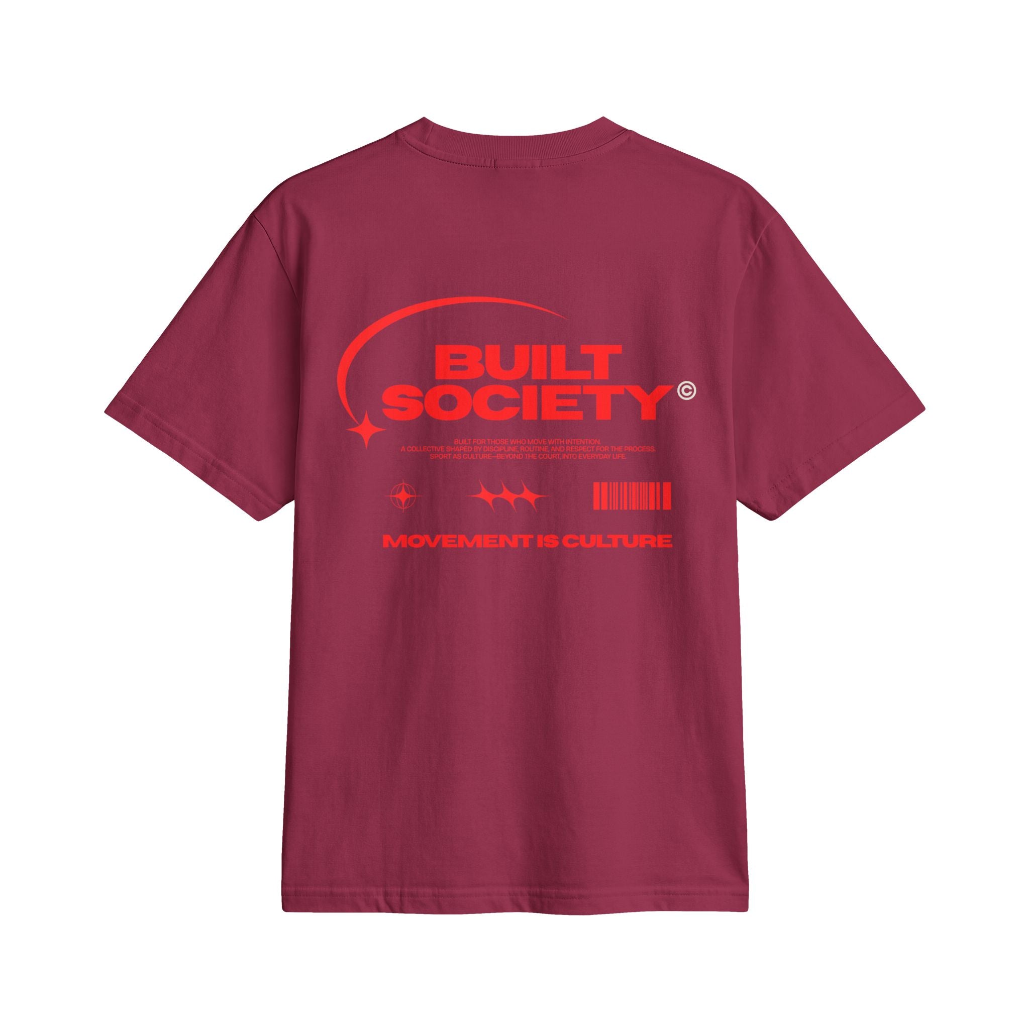 Built Society Graphic T-Shirt — 'Built Society: Movement Is Culture' Streetwear Tee