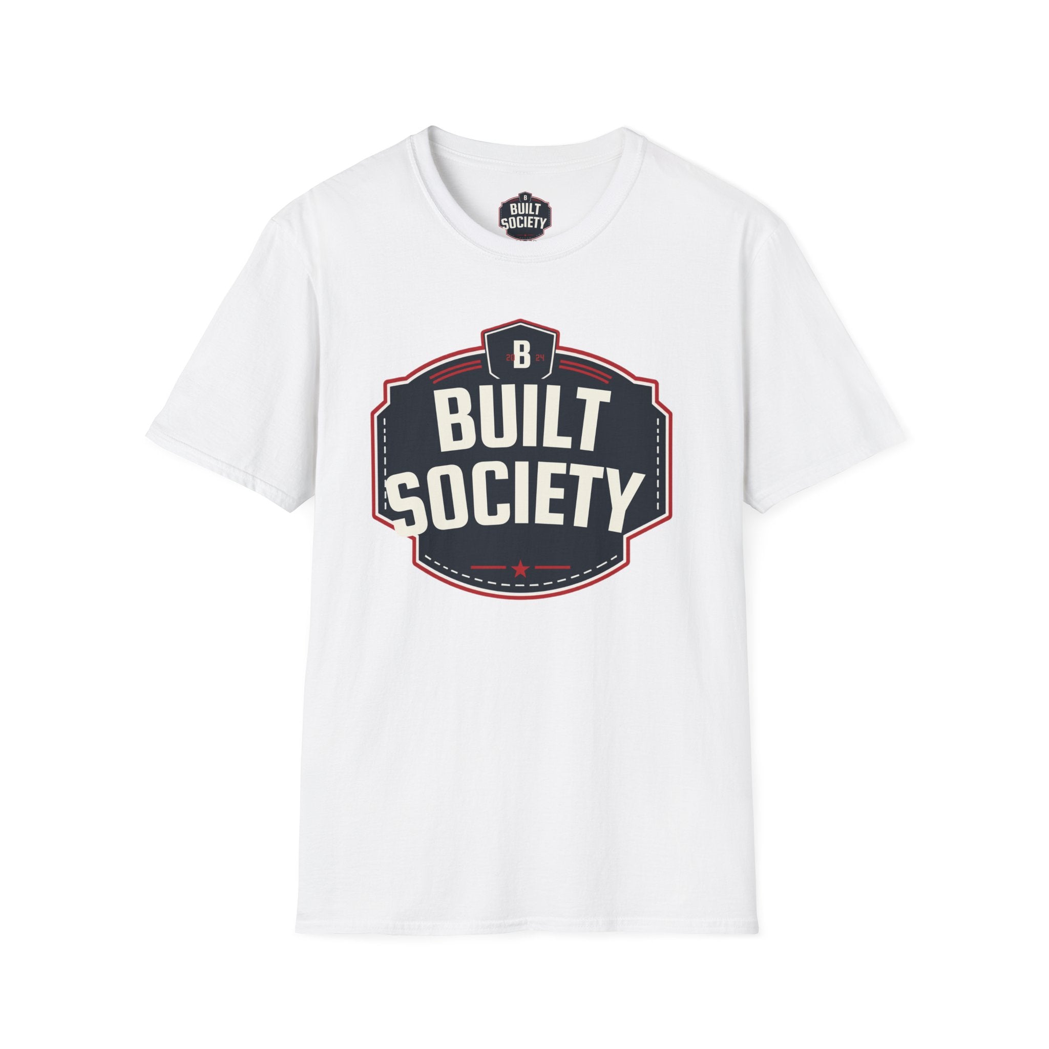 Built Society T-Shirt — Vintage Emblem Graphic Tee