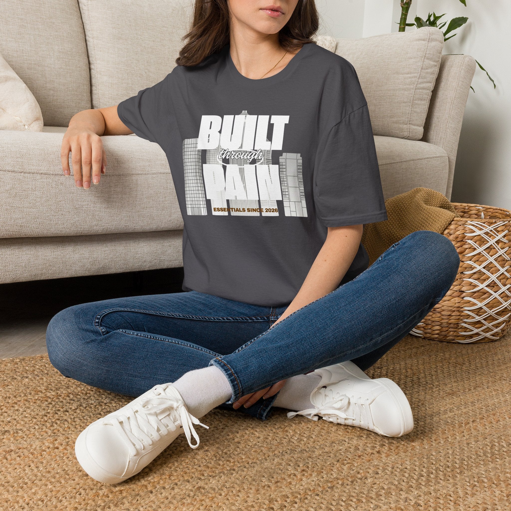 City Skyline T-Shirt — 'Streets' Retro Urban Graphic Tee