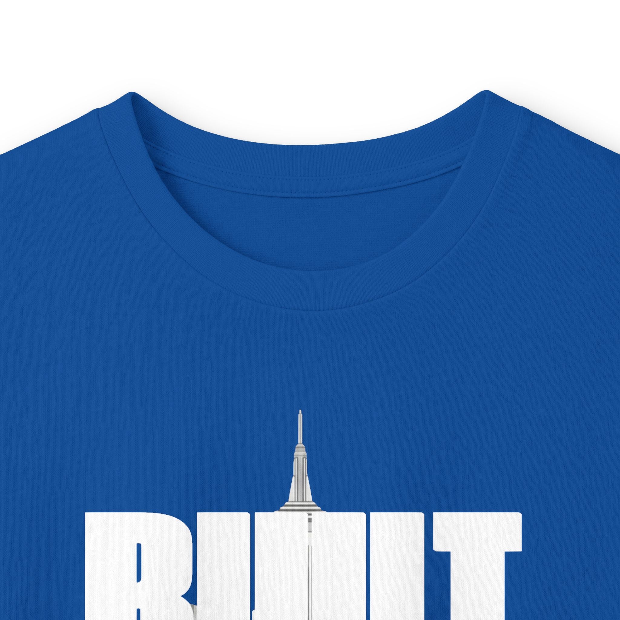 Long Sleeve Tee — Built Through Pain City Skyline Graphic