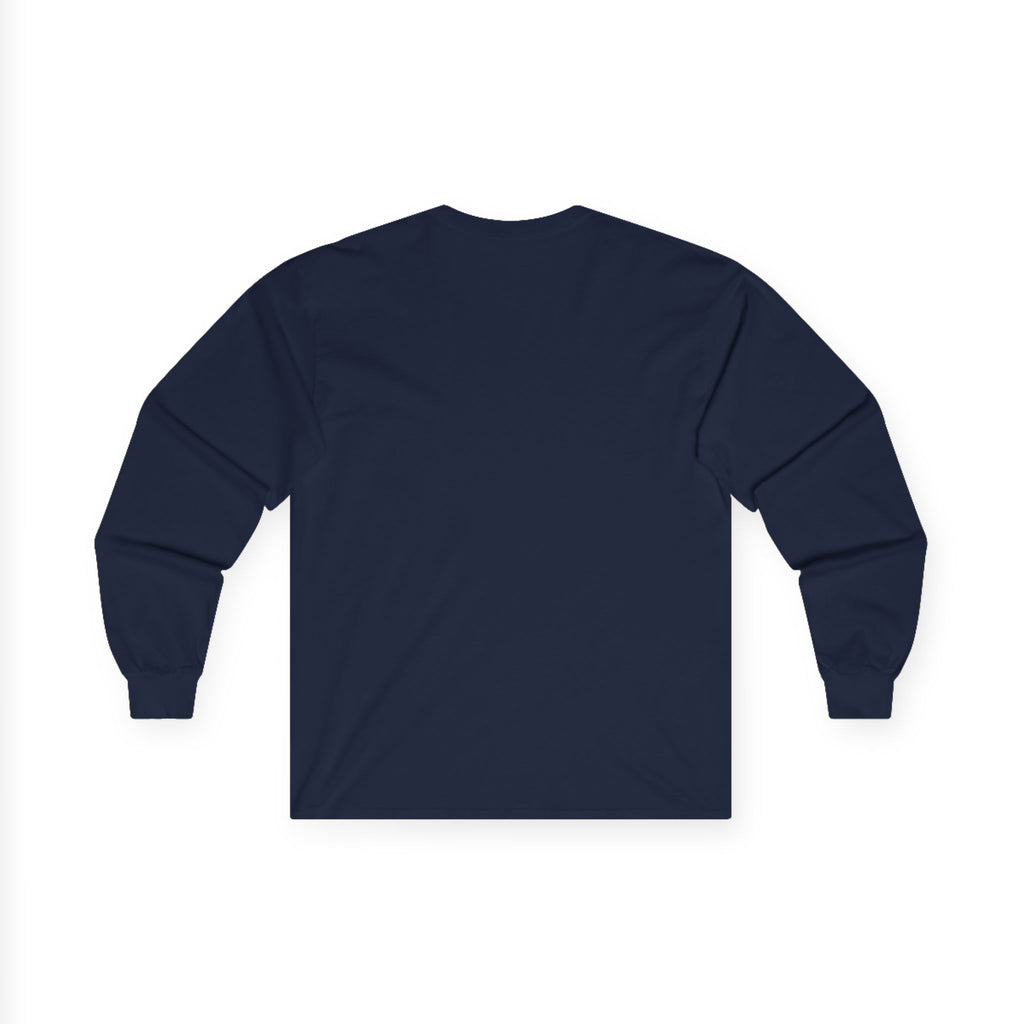 Long Sleeve Tee — Built Through Pain City Skyline Graphic