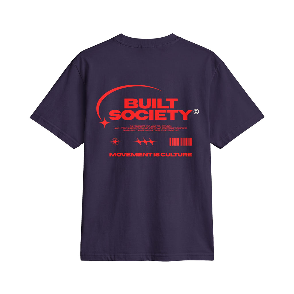 Built Society Graphic T-Shirt — 'Built Society: Movement Is Culture' Streetwear Tee