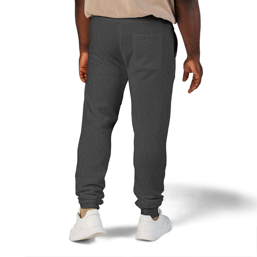 Embroidered 'Built Through Pain' Fleece Sweatpants — Cozy Casual Joggers