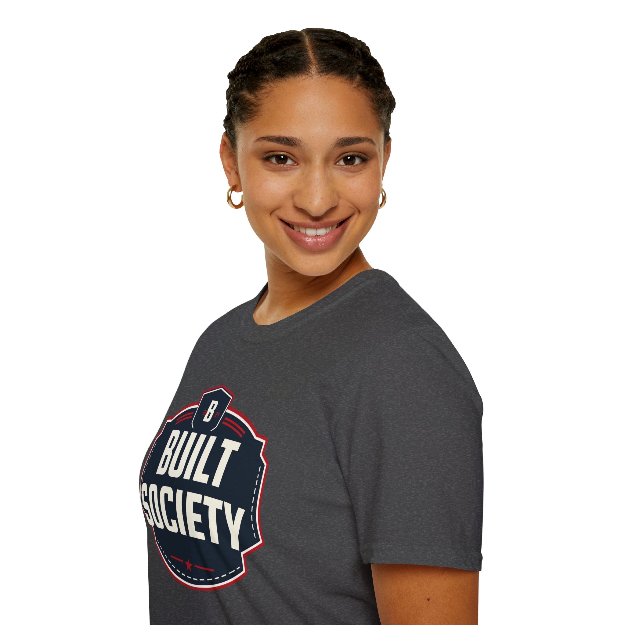 Built Society T-Shirt — Vintage Emblem Graphic Tee