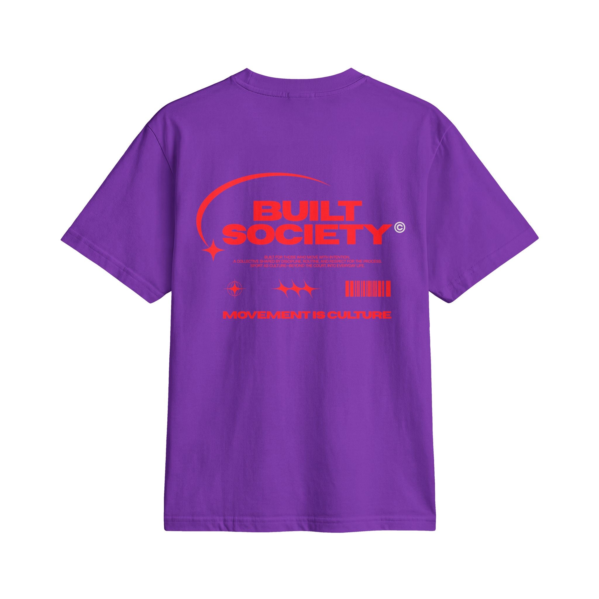 Built Society Graphic T-Shirt — 'Built Society: Movement Is Culture' Streetwear Tee