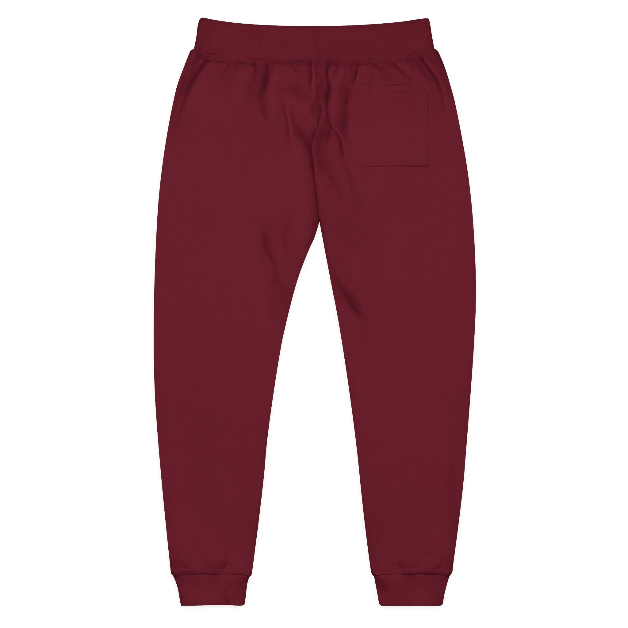 Embroidered 'Built Through Pain' Fleece Sweatpants — Cozy Casual Joggers