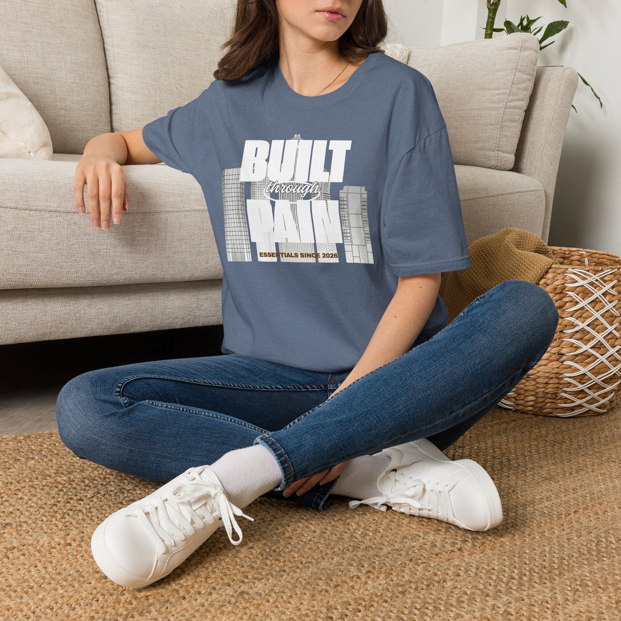 City Skyline T-Shirt — 'Streets' Retro Urban Graphic Tee