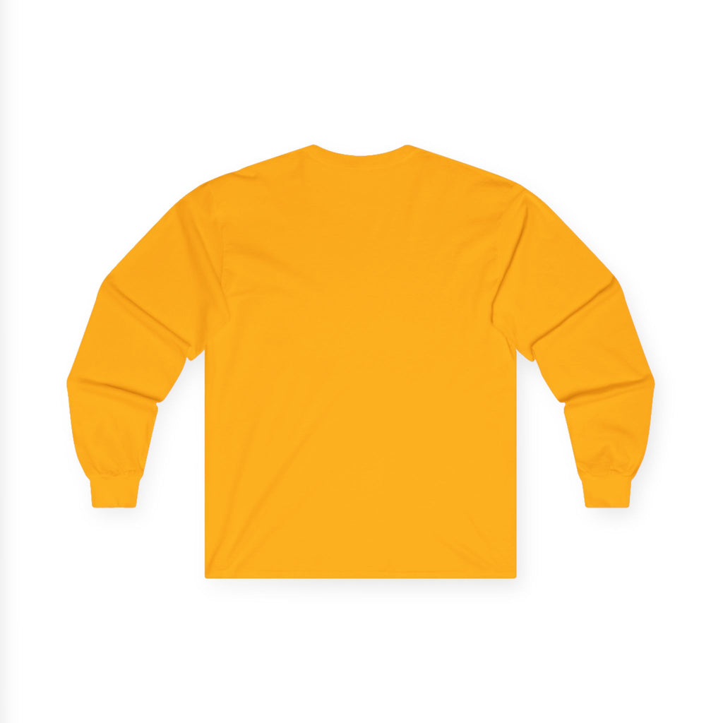 Long Sleeve Tee — Built Through Pain City Skyline Graphic