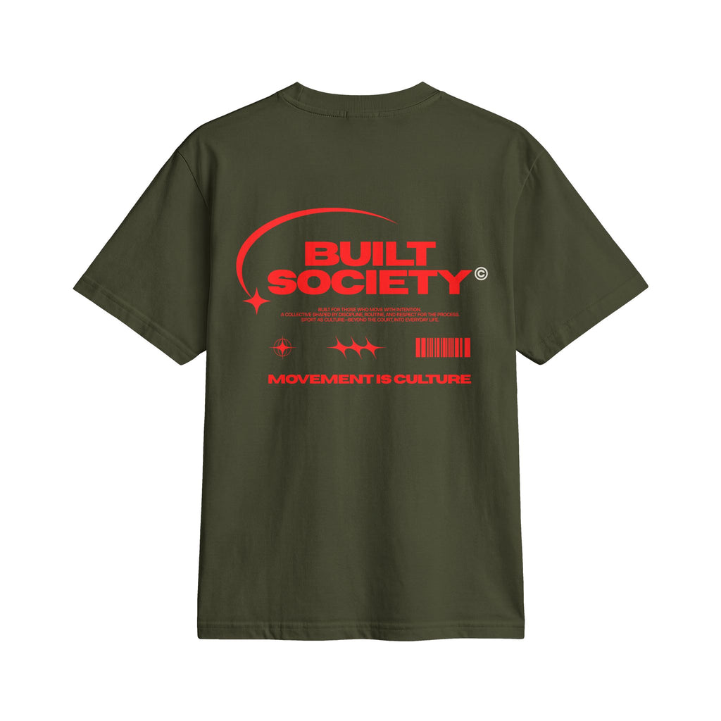 Built Society Graphic T-Shirt — 'Built Society: Movement Is Culture' Streetwear Tee
