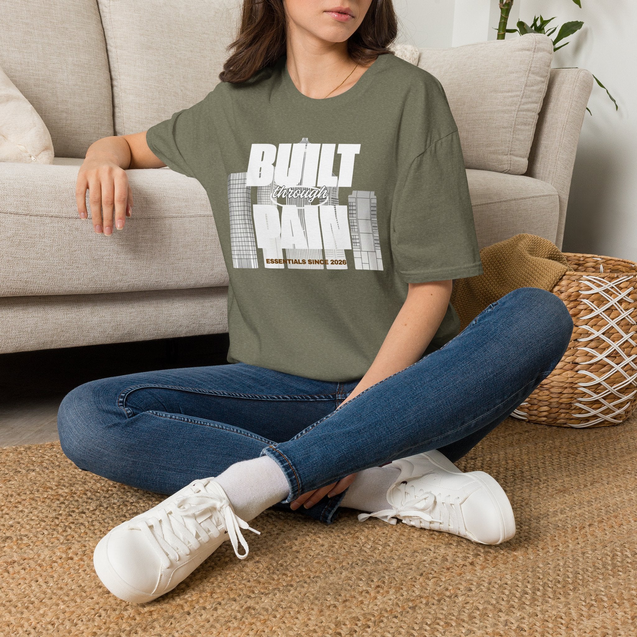 City Skyline T-Shirt — 'Streets' Retro Urban Graphic Tee