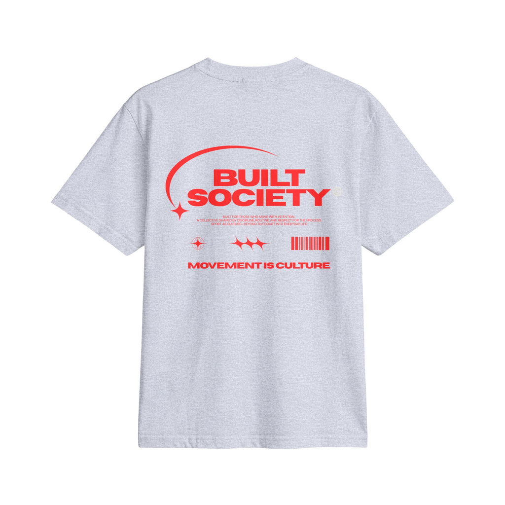 Built Society Graphic T-Shirt — 'Built Society: Movement Is Culture' Streetwear Tee