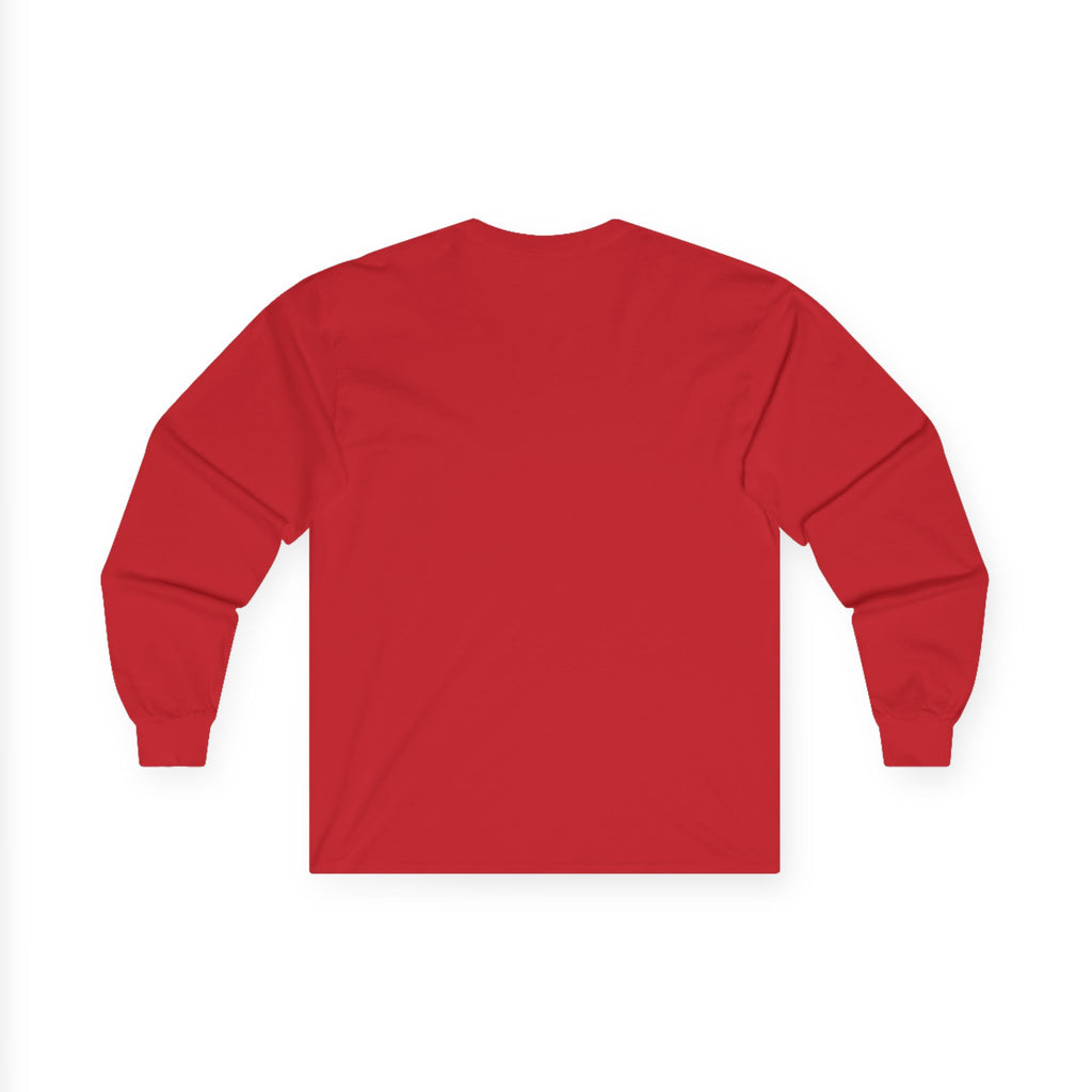 Long Sleeve Tee — Built Through Pain City Skyline Graphic