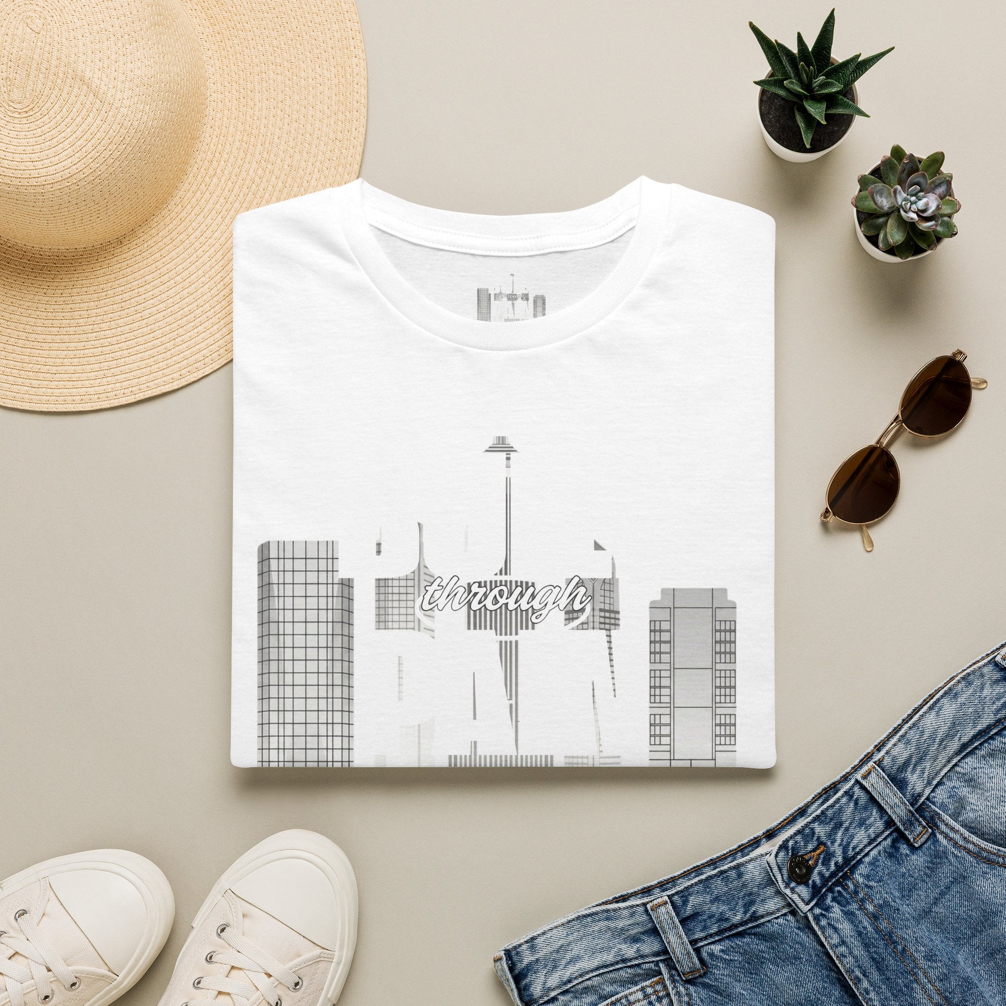 City Skyline T-Shirt — 'Streets' Retro Urban Graphic Tee