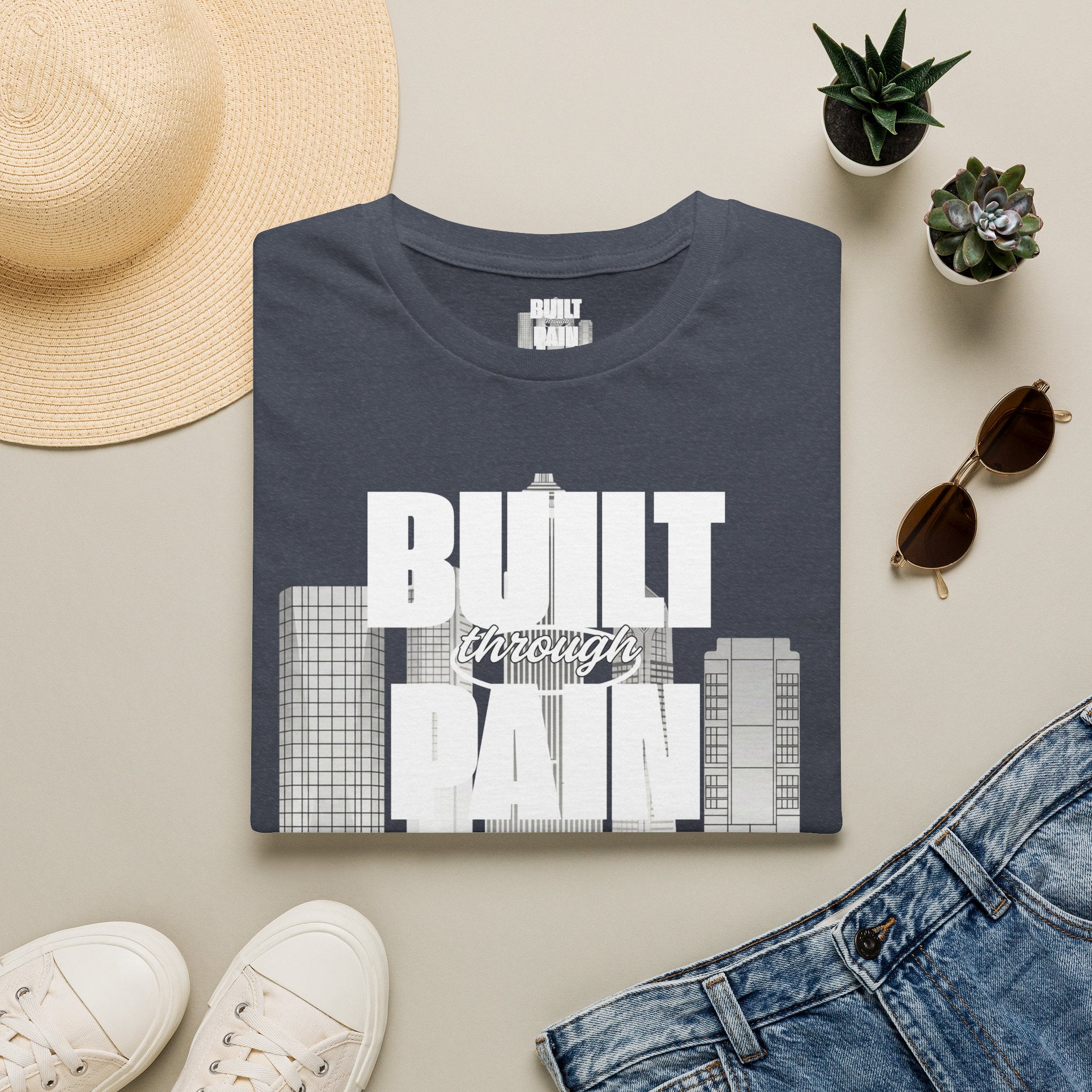 City Skyline T-Shirt — 'Streets' Retro Urban Graphic Tee