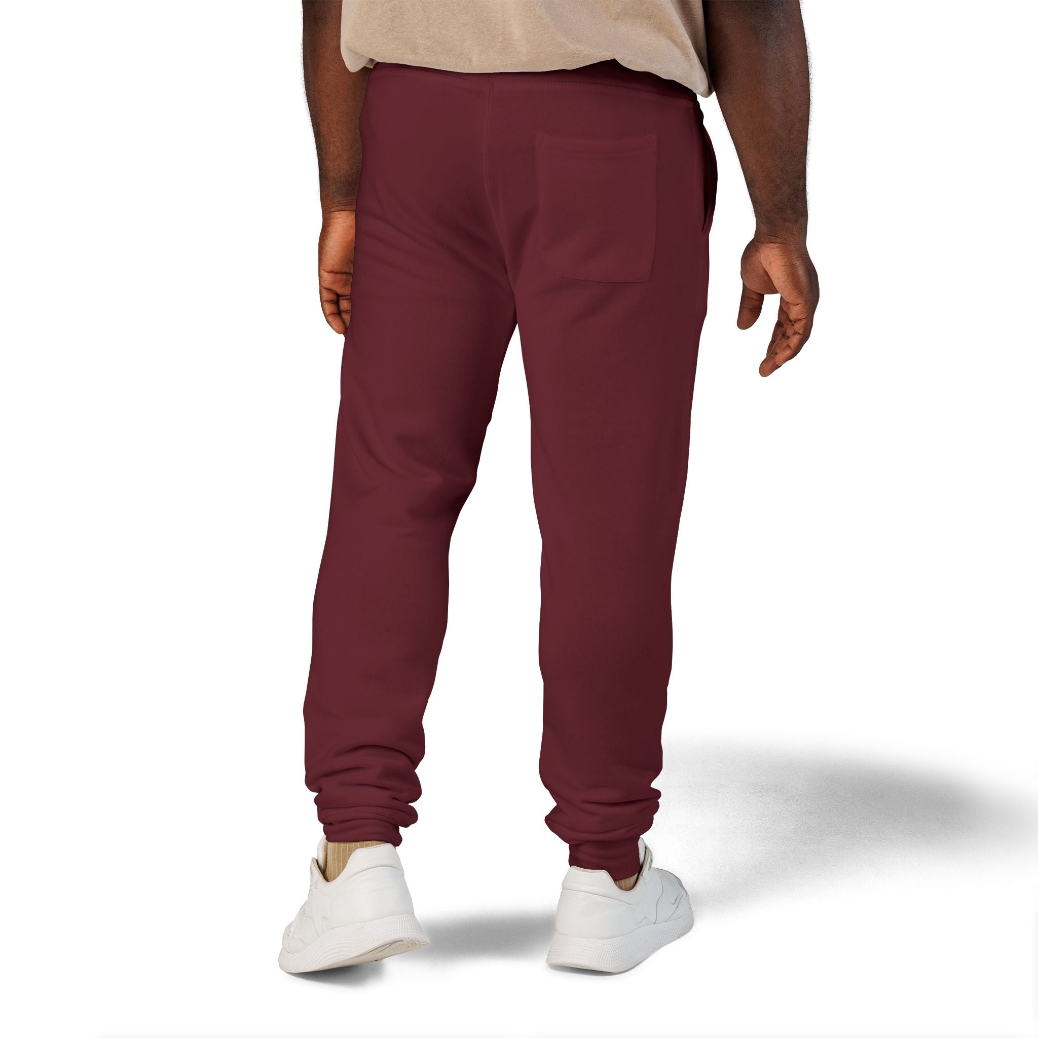 Embroidered 'Built Through Pain' Fleece Sweatpants — Cozy Casual Joggers