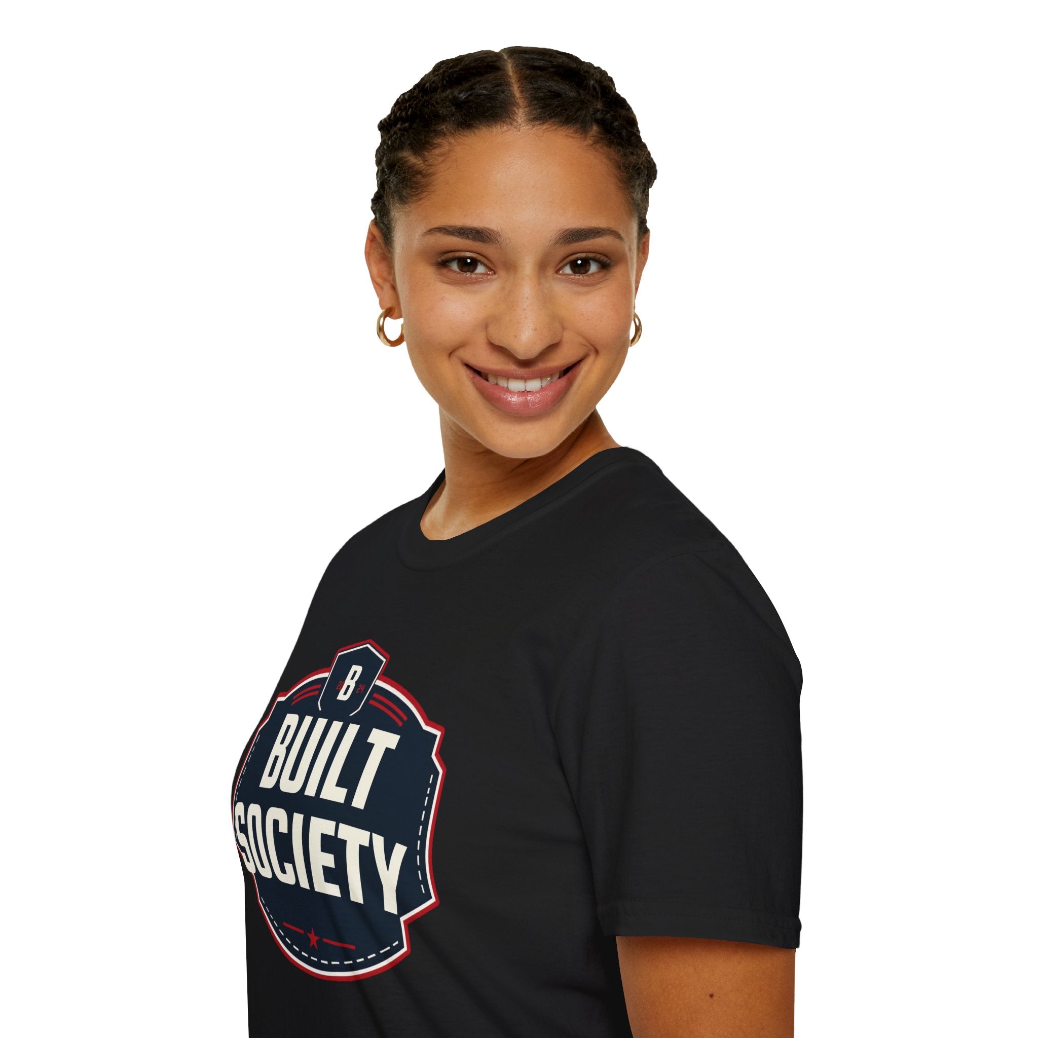 Built Society T-Shirt — Vintage Emblem Graphic Tee