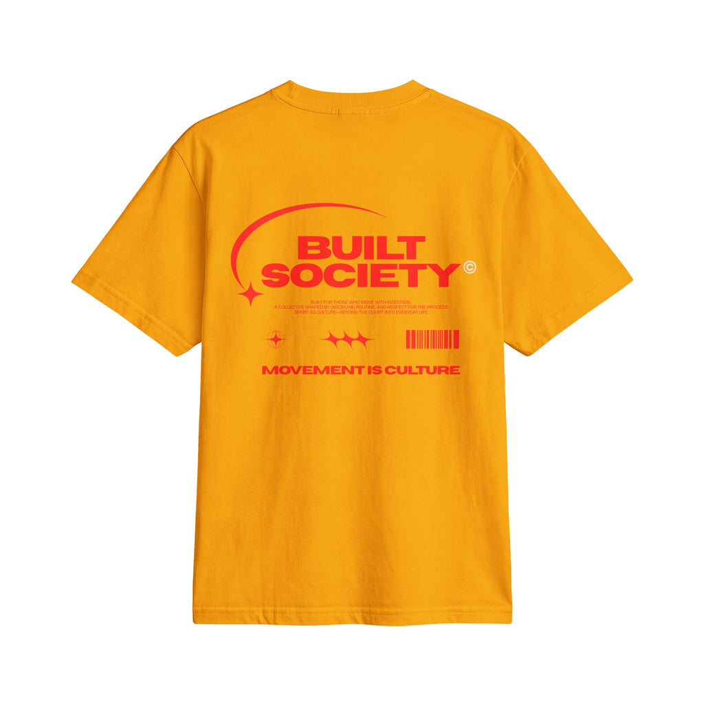 Built Society Graphic T-Shirt — 'Built Society: Movement Is Culture' Streetwear Tee