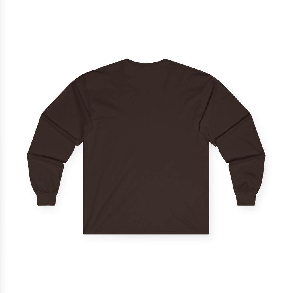 Long Sleeve Tee — Built Through Pain City Skyline Graphic