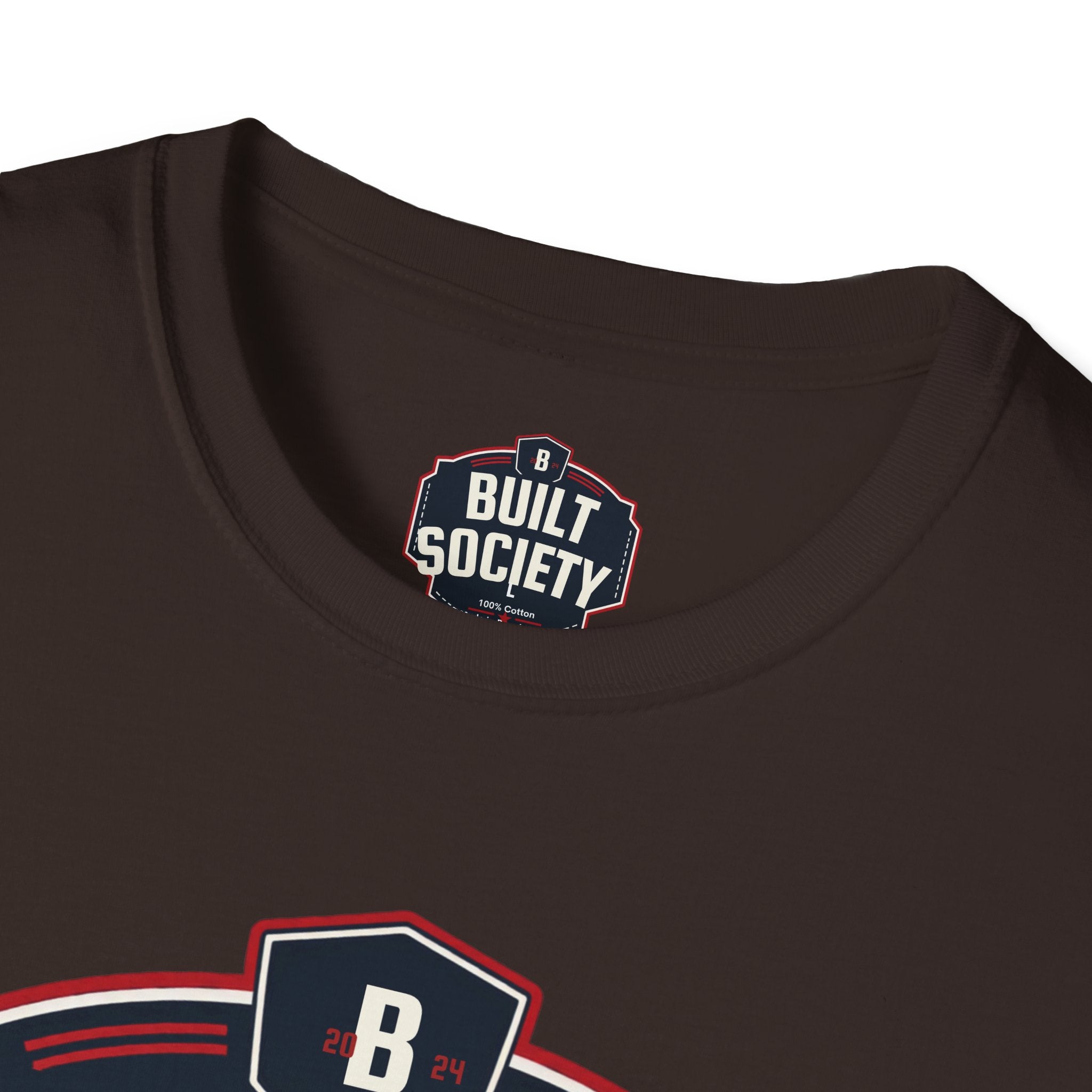 Built Society T-Shirt — Vintage Emblem Graphic Tee
