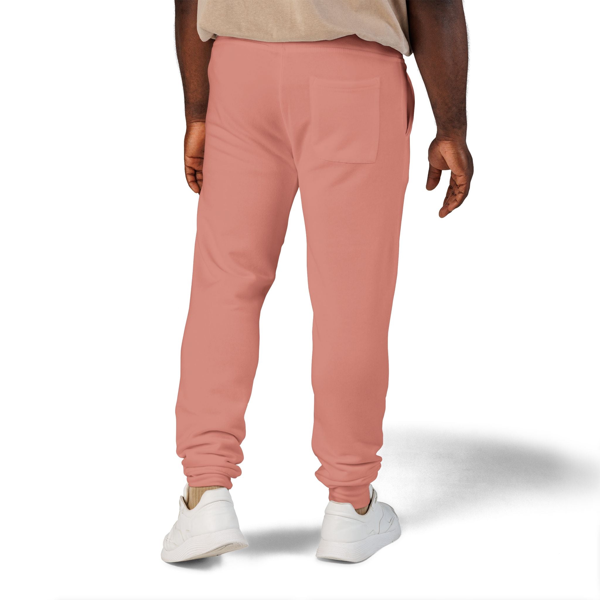 Embroidered 'Built Through Pain' Fleece Sweatpants — Cozy Casual Joggers
