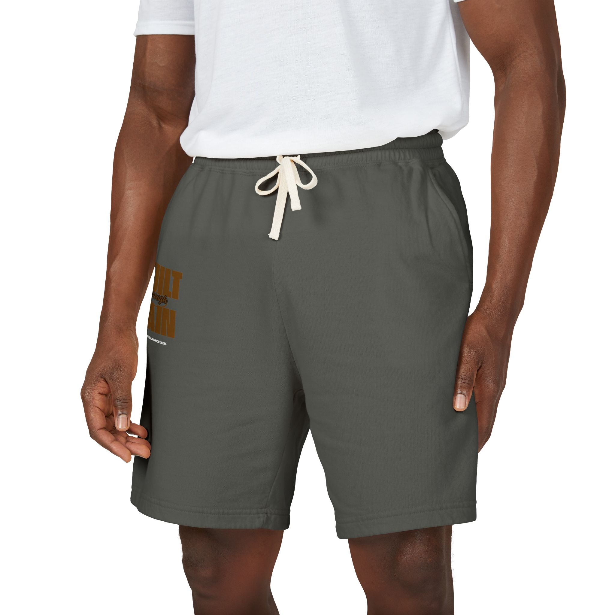 Built Pain Fleece Sweat Shorts — Garment-Dyed Lightweight Lounge Shorts
