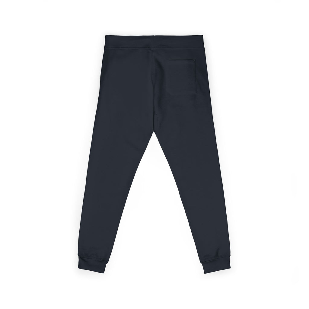 Embroidered Cozy Sweatpants — Minimal Logo Fleece Joggers