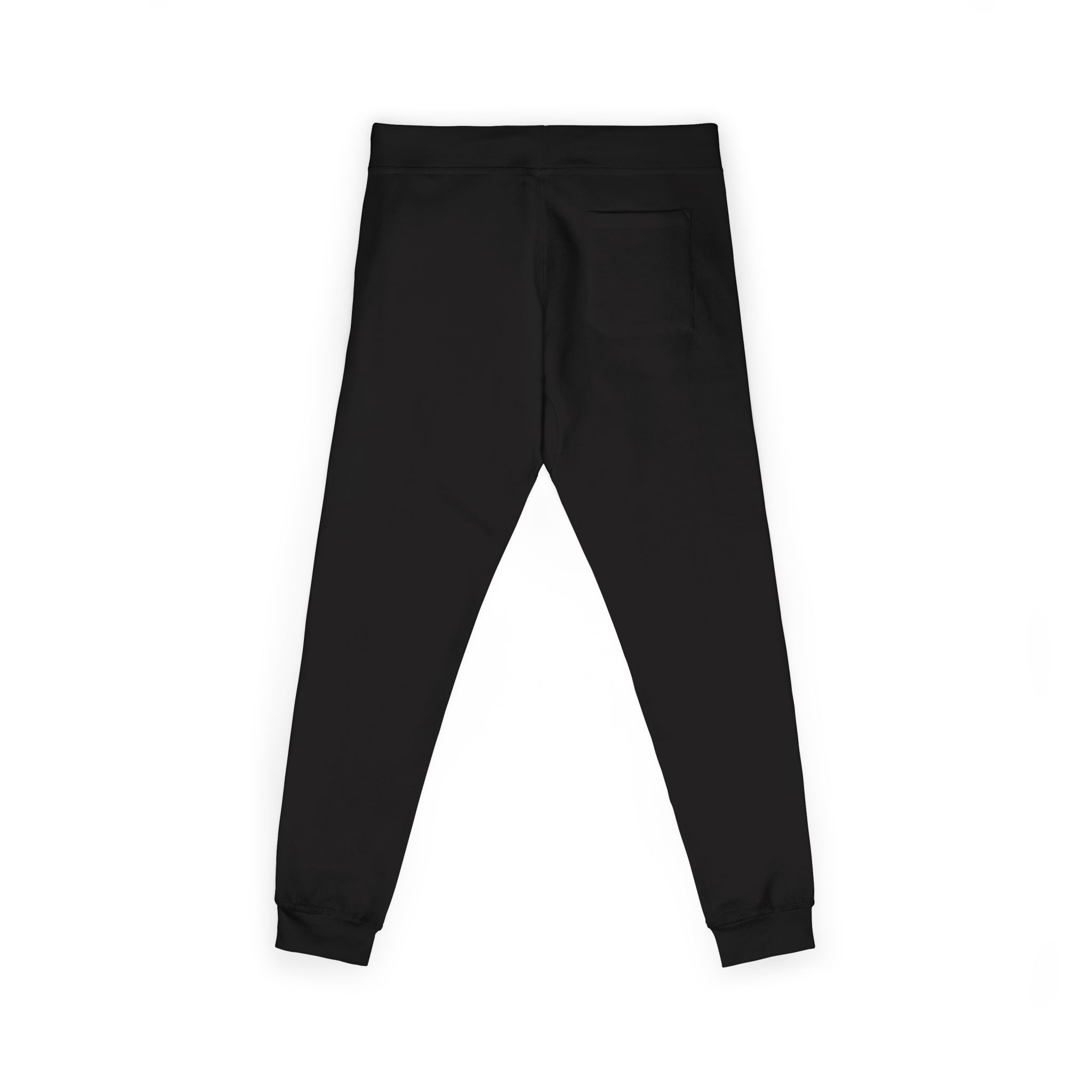 Embroidered Cozy Sweatpants — Minimal Logo Fleece Joggers