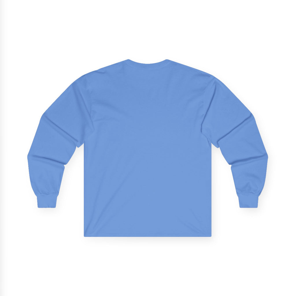 Long Sleeve Tee — Built Through Pain City Skyline Graphic