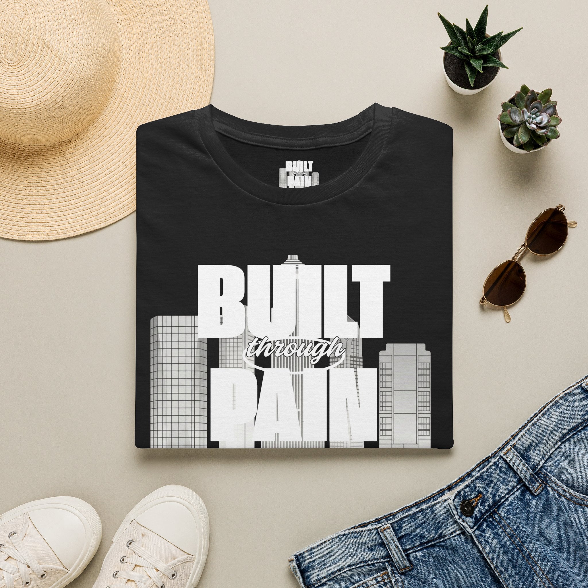 City Skyline T-Shirt — 'Streets' Retro Urban Graphic Tee